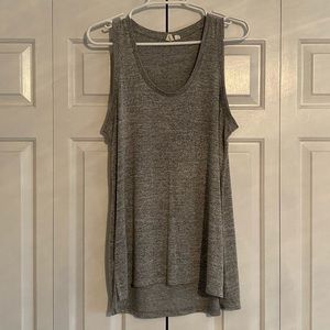 GAP Knit Basic Flow Tank Top Heather Gray - M